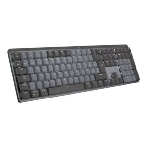 Teclado Mecánico Logitech MX, Switch Tactile Quiet, Bluetooth/Dongle USB, Español, Grafito - Imagen 1