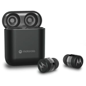 Audífonos Motorola Moto Buds T120 True Wireless (Bluetooth, IPX5, Negro) - Imagen 1