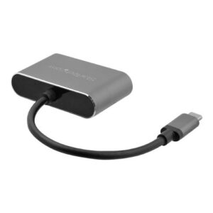 Adaptador USB-C a VGA y HDMI - 2en1 - 4K 30Hz - Gris Espacia - Imagen 2