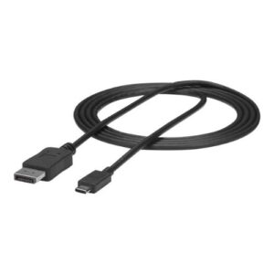 StarTech USB-C a DisplayPort Cable de 1,8m 4K 60Hz Negro - Imagen 1
