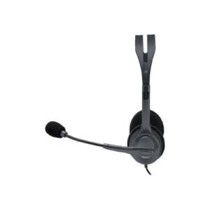 Audífonos Logitech H111 Con Micrófono, Alámbrico, 1.8 Metros, Gris - Imagen 3
