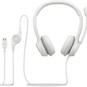 Logitech Astro Audifono Logitech H390 Usb Blancos Sonido Estereo Digital - Imagen 6