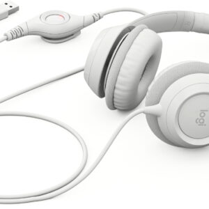 Logitech Astro Audifono Logitech H390 Usb Blancos Sonido Estereo Digital - Imagen 3