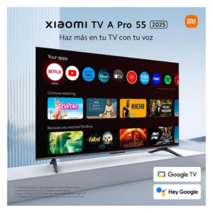 Televisor Xiaomi TV A Pro 2025 55“ QLED, 4K, HDR10/HLG, HDMI/Wi-Fi, Google TV - Imagen 4