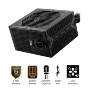 Fuente de Poder MSI MAG A550BN, 550W, Certificada 80 PLUS Bronze, Active PFC - Imagen 3