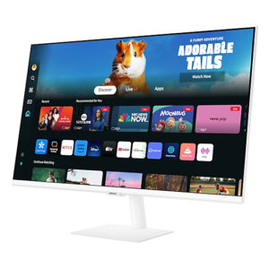 Monitor Smart Plano Samsung 32" M50D M5 FHD, VA, 60Hz, 4ms(GTG), Color Blanco - Imagen 9