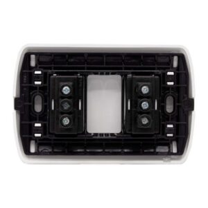 Placa armada BTICINO Modus Plus tomacorriente doble 10/16A color Blanco - Imagen 3