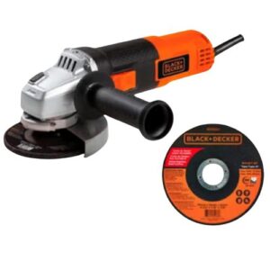 Esmeril Eléctrico BLACK+DECKER 4,5" 820W + 20 Discos