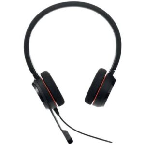 Audífonos Jabra Evolve 20 Duo MS – USB-C/A, Cancelación de Ruido, Negro