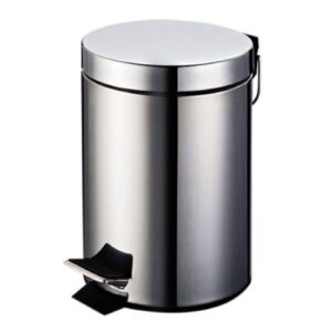 Basurero de Acero Inoxidable con Pedal Equiptrader – 12 L, con Contenedor Interior