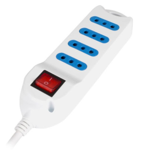 Alargador Eléctrico PHILCO XT30 4 Posiciones Blanco Switch 3 Metros