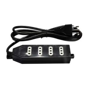 Alargador Eléctrico MACROTEL 4 Posiciones Negro 3 Metros - Imagen 3