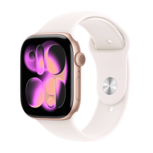 Apple Watch Smartwatch Series 11 de 42mm GPS, aluminio oro rosado, Light Blush Sport Band S/M - Imagen 1