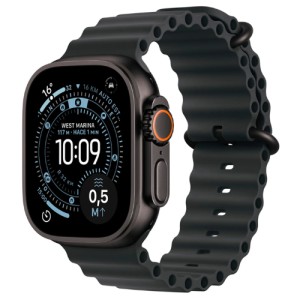 Apple Watch Smartwatch Ultra 3 de 49mm GPS + Cellular, Titanio Negro, Black Ocean Band - Imagen 1