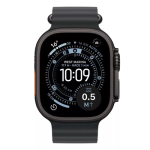 Apple Watch Smartwatch Ultra 3 de 49mm GPS + Cellular, Titanio Negro, Black Ocean Band - Imagen 3