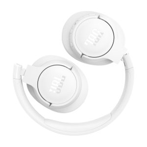 JBL TUNE 770NC - Auriculares con diadema con micro - tamaño completo - Bluetooth - inalámbrico, cableado - cancelación de sonido activo - conector de 3,5 mm - blanco - Imagen 6