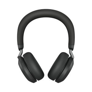 Jabra Evolve2 75 - Auricular - en oreja - Bluetooth - inalámbrico - cancelación de sonido activo - USB-A - aislamiento de ruido - negro - Certificado para Equipos de Microsoft