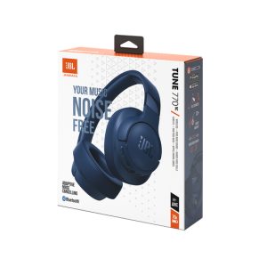 JBL TUNE 770NC - Auriculares con diadema con micro - tamaño completo - Bluetooth - inalámbrico, cableado - cancelación de sonido activo - conector de 3,5 mm - azul - Imagen 13