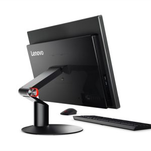 Lenovo V510z 10NQ - Todo en uno con soporte de monitor - Core i3 7100T - RAM 4 GB - HDD 1 TB - grabadora de DVD - HD Graphics 630 - Gigabit Ethernet - FreeDOS - monitor: LED 23" 1920 x 1080 (Full HD) - negro, business gray - Imagen 3