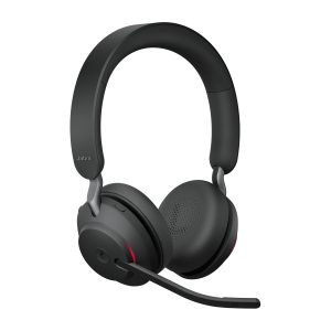 Jabra Evolve2 65 MS Stereo - Auricular - en oreja - Bluetooth - inalámbrico - USB-A - aislamiento de ruido - negro - Certificado para Equipos de Microsoft - Imagen 4