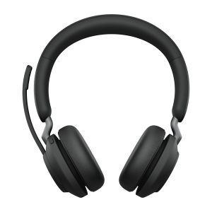 Jabra Evolve2 65 MS Stereo - Auricular - en oreja - Bluetooth - inalámbrico - USB-C - aislamiento de ruido - negro - Certificado para Equipos de Microsoft