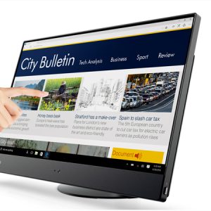 Lenovo V510z 10NQ - Todo en uno con soporte de monitor - Core i3 7100T - RAM 4 GB - HDD 1 TB - grabadora de DVD - HD Graphics 630 - Gigabit Ethernet - FreeDOS - monitor: LED 23" 1920 x 1080 (Full HD) - negro, business gray - Imagen 4