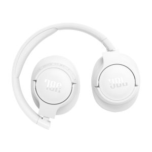 JBL TUNE 770NC - Auriculares con diadema con micro - tamaño completo - Bluetooth - inalámbrico, cableado - cancelación de sonido activo - conector de 3,5 mm - blanco - Imagen 9