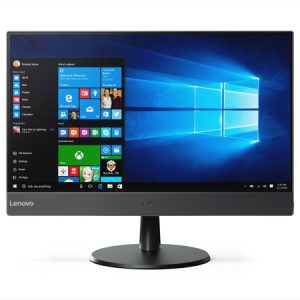Lenovo V510z 10NQ - Todo en uno con soporte de monitor - Core i3 7100T - RAM 4 GB - HDD 1 TB - grabadora de DVD - HD Graphics 630 - Gigabit Ethernet - FreeDOS - monitor: LED 23" 1920 x 1080 (Full HD) - negro, business gray